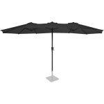 Vonroc - parasol iseo 460x270cm - parasol premium anthracite / noir Vonroc - parasol iseo 460x270cm - parasol premium anthracite / noir