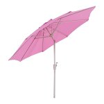 Parasol de jardin Ø 2, 7m inclinable polyester / aluminium 5kg lilas 040003877 Parasol de jardin Ø 2, 7m inclinable polyester / aluminium 5kg lilas 040003877