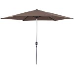 Habitat et jardin - parasol jardin droit alu 'sol' - rond -  3m - taupe