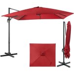 Parasol de jardin extrieur 3x3m, parasol dport, inclinable  5 angles, rotatif  360, pied en croix, ...