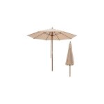 Parasol de jardin extérieur pliable 3 positions ajustables?283 cm, parasol résistant aux intempéries ... Parasol de jardin extérieur pliable 3 positions ajustables?283 cm, parasol résistant aux intempéries ...