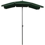 Bonnevie - parasol avec m�t, parasol pour balcon jardin plage terrasse, 200x130 cm vert oib3640e - vert ...