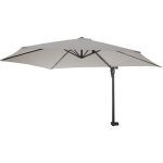 Parasol de mur casoria, parasol dport pour balcon ou terrasse, 3m inclinable, sable