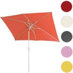 Parasol n23 - parasol de jardin - 2x3m rectangulaire inclinable - polyester / alu 4 - 5kg protection ...
