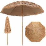 Parasol de plage en chaume  7 couches,  205 cm, parasol de jardin extrieur en paille, style hawaen, ...