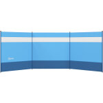 Paravent brise - vue camping plage portable pliable avec sac de transport et poteaux acier dim. 440l ...