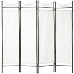 Tectake - paravent modulable en 2, 3 ou 4 parties pliable à 180 degrès Tectake - paravent modulable en 2, 3 ou 4 parties pliable à 180 degrès