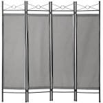 Tectake - paravent modulable en 2, 3 ou 4 parties pliable à 180 degrès Tectake - paravent modulable en 2, 3 ou 4 parties pliable à 180 degrès