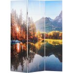 Hhg - jamais utilis] paravent photo avec isolation phonique 288, sparateur de pice acoustique cloison ...