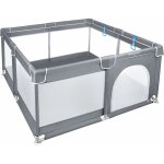 Parc pour bb xxl barrire de scurit portail parc 127x127cm avec mesh respirantet base antidrapante ...