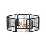 Yaheetech parc pour chien enclos chiens chiot lapin rongeur cl�ture cage pour chien en m�tal chenil interieur ...