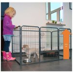 Parc enclos pour chiens grillage cage clture intrieur et extrieur hauteur 70, 5cm modle dog run  ...