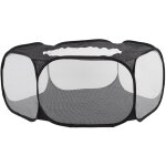 Parc portable transparent pour chiots, chats et lapins - enclos ext�rieur l�ger pour animaux de compagnie ...