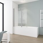 Pare - baignoire pliant, verre 3 mm, 114 x 140 cm, paroi - écran de baignoire pivotant 2 volets, capri ... Pare - baignoire pliant, verre 3 mm, 114 x 140 cm, paroi - écran de baignoire pivotant 2 volets, capri ...