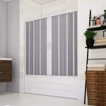 Idralite - pare - baignoire pliante en pvc blanc 170 cm centrale h 150 cm mod. flex