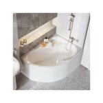Ravak - pare - bain pour baignoire rosa i version: droite - dimensions pare bain: 140 / 150 cm