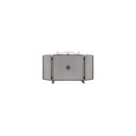 Pare - tincelles  deux portes, dcoration florale pour chemine - cm. 80x50h. (677d)