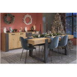 Parisot loft ensemble enfilade et table gris moderne