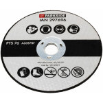 Disque de coupe en métal pour meuleuse d'angle parkside pwsa 12 li a1 29769 Disque de coupe en métal pour meuleuse d'angle parkside pwsa 12 li a1 29769