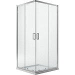 Parois cabine de douche angulaire opaque h 198 mod. ready 90x100 cm rectangulaire
