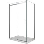 Idralite - parois cabine de douche angulaire verre transparent avec easy - clean mod. cosmopolitan 70x100 ...