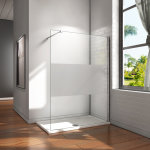 Paroi de douche 110x200cm paroi de douche bande central dpoli walk in paroi de fixation italien avec ...