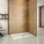 Paroi de douche 60x200cm paroi de douche à l'italienne aica verre anticalcaire avec barre de fixation ... Paroi de douche 60x200cm paroi de douche à l'italienne aica verre anticalcaire avec barre de fixation ...