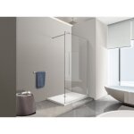 Nala - paroi de douche de 8 mm type walk - in h. 200 ? r�glage 108 - 110 cm