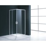 Paroi de douche d'angle alterna mezzo 2 fixes 2 pivotantes extensible 67 - 69cm verre transparent profilé ... Paroi de douche d'angle alterna mezzo 2 fixes 2 pivotantes extensible 67 - 69cm verre transparent profilé ...