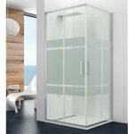 Gme - paroi de douche d'angle prestige verre sérigraphié 90x90 - mesure 1: 87 - 90 / mesure 2: 87 - 90 ... Gme - paroi de douche d'angle prestige verre sérigraphié 90x90 - mesure 1: 87 - 90 / mesure 2: 87 - 90 ...