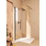 Paroi de douche fixe, installation facile soulbath verre de s�curit� 8 mm anticalcaire, 60 cm de large ...