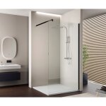 Paroi de douche italienne verre trempé 10mm parre douche étanche vitre de douche profilé aluminium - ... Paroi de douche italienne verre trempé 10mm parre douche étanche vitre de douche profilé aluminium - ...