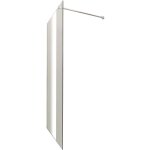Ondee - zen - paroi de douche italienne - verre tremp� 8mm - s�rigraphie miroir - 90x200cm