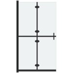 Vidaxl - mur de douche pliant avec des diffrentes tailles en verre totalement hach lgant taille : ...