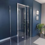 Cuisibane - paroi de douche pmr en angle ouverture pivotante pacific 120 x 80 cm Cuisibane - paroi de douche pmr en angle ouverture pivotante pacific 120 x 80 cm