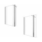 Giorgy - paroi de douche walk - in avec porte pivotante garde - boue h 200 - 75 walkin x porte 30 (tot ...