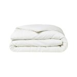 Today prestige parure de lit satin coton blanc 220x240 cm