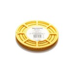 Partex pa - 20004sv40. 9 - 250 x marqueurs de c�bles pa 2 / 4 - lettre  9  - diam 4 - 10mm - jaune