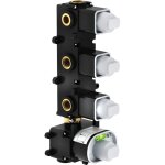 Partie encastrable pour mitigeurs thermostatiques � encastrer 3 voies nobili we00103 | partie int�gr�e ...