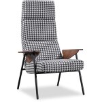 Parumm - fauteuil de bureau ou de salon rembourré ribe pärumm design pied - de - poule 83x87x114 cm Parumm - fauteuil de bureau ou de salon rembourré ribe pärumm design pied - de - poule 83x87x114 cm