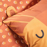 Parure de couette 140 x 200 'funny lion' rversible 100% coton / 57 fils / cm