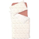 Domiva - parure de couette petites plumes multicolore 100x140 cm + 40x60 cm