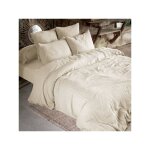 Parure de draps 4 pices & 5 pices 'gaa' gaze de coton - couleur: gaa pampa - parure de draps: parure ...