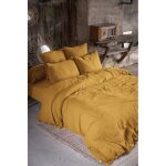 Parure de draps 4 pi�ces & 5 pi�ces 'ga�a' gaze de coton - couleur: ga�a safran - parure de draps: parure ...