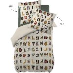 L'effet papillon - parure housse de couette + taie farandole abc