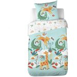 Parure de lit 140x200 cm coton bci adouci poumba vert 2 pièces Parure de lit 140x200 cm coton bci adouci poumba vert 2 pièces