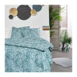 Parure de lit 220x240 cm today sunshine 11. 46 - 2 personnes - 100% coton imprimé bleu Parure de lit 220x240 cm today sunshine 11. 46 - 2 personnes - 100% coton imprimé bleu