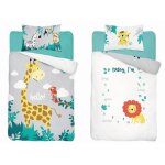 Parure de lit b�b� 100x135 safari coton