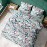 Linnea - parure de lit coton issu de l'agriculture biologique flore 260x240 cm
