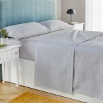 Pikolin home - parure de lit en coton percale 200 fils lit 140